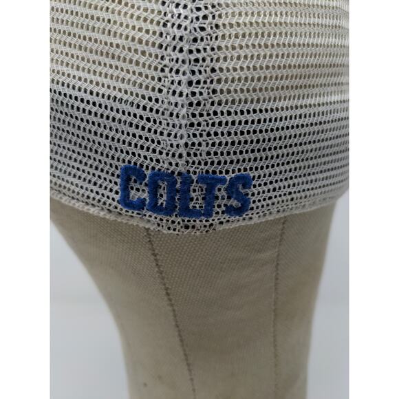 47 Brand NFL Indianapolis Colts Meshback Fitted Hat Embroidered SZ S-M Brown - Picture 8 of 12